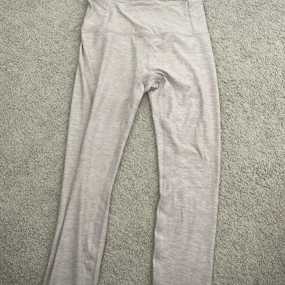 Cross band leggings, light pink
